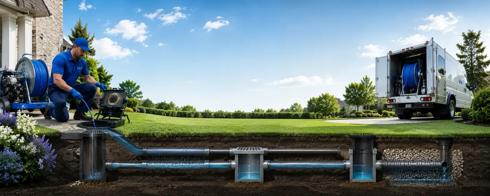 Outdoor drain cleaning information for Vernon, MI